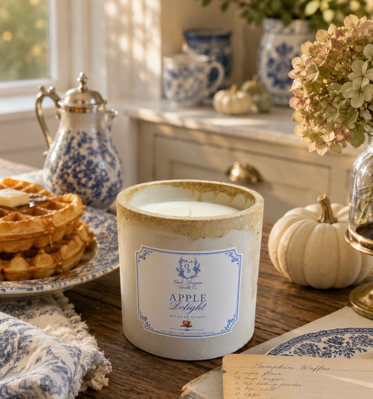 Apple Delight Cement Candle (8oz)