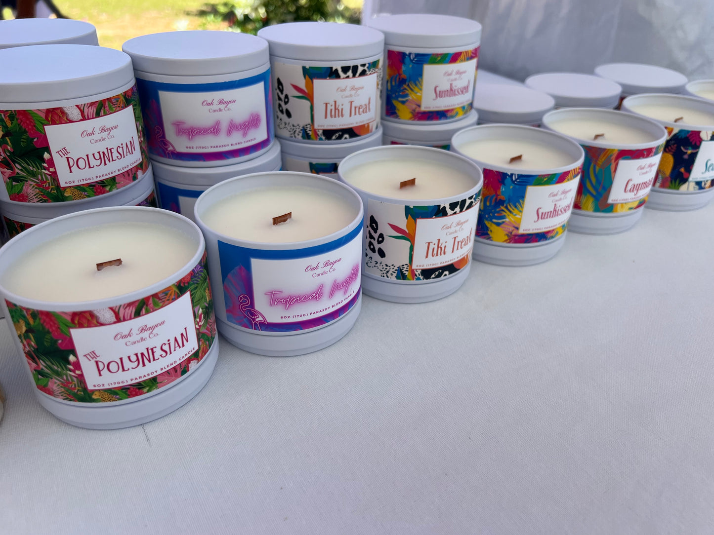 Tropical Nights Tin Candle