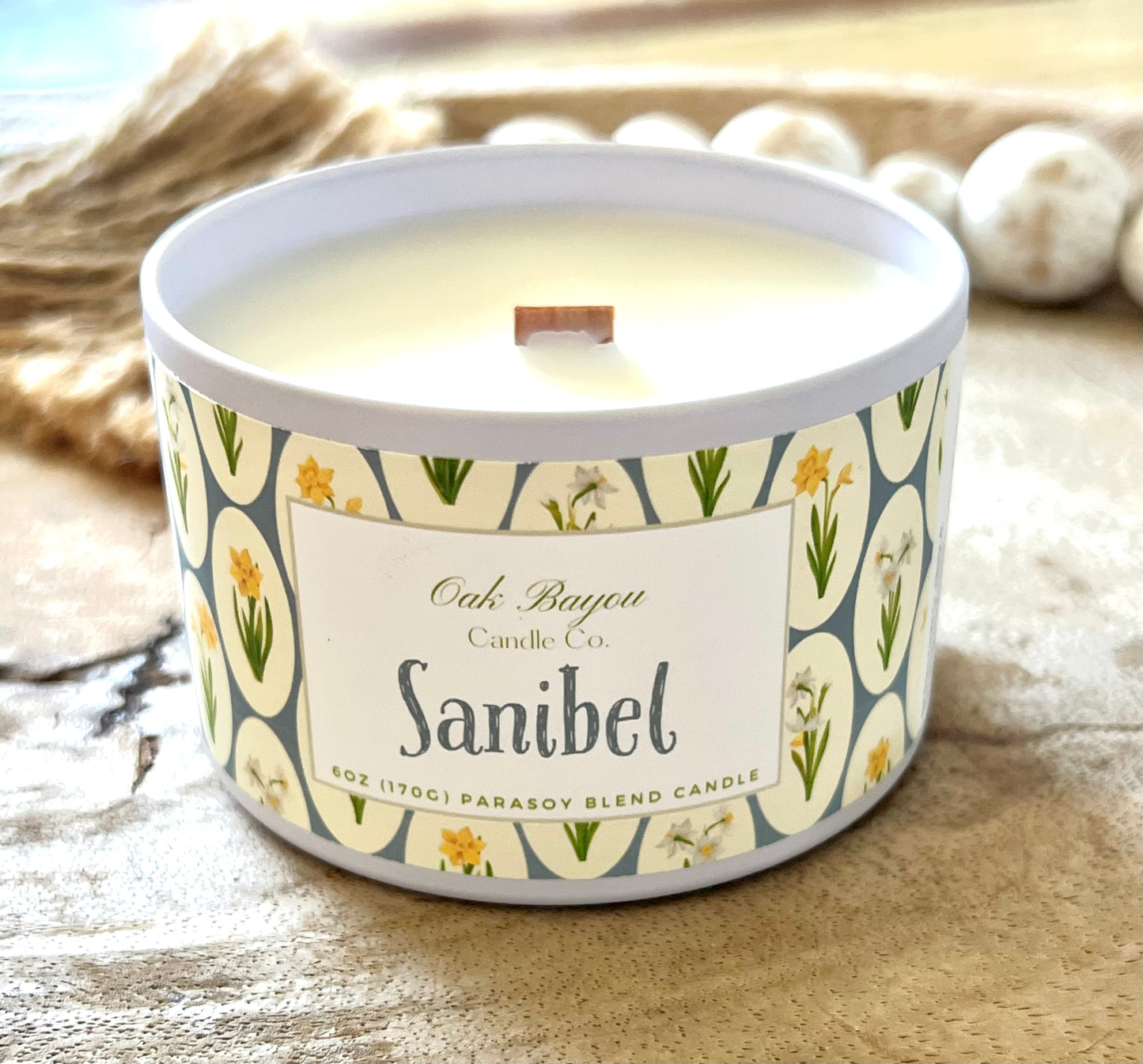 Sanibel Tin Candle