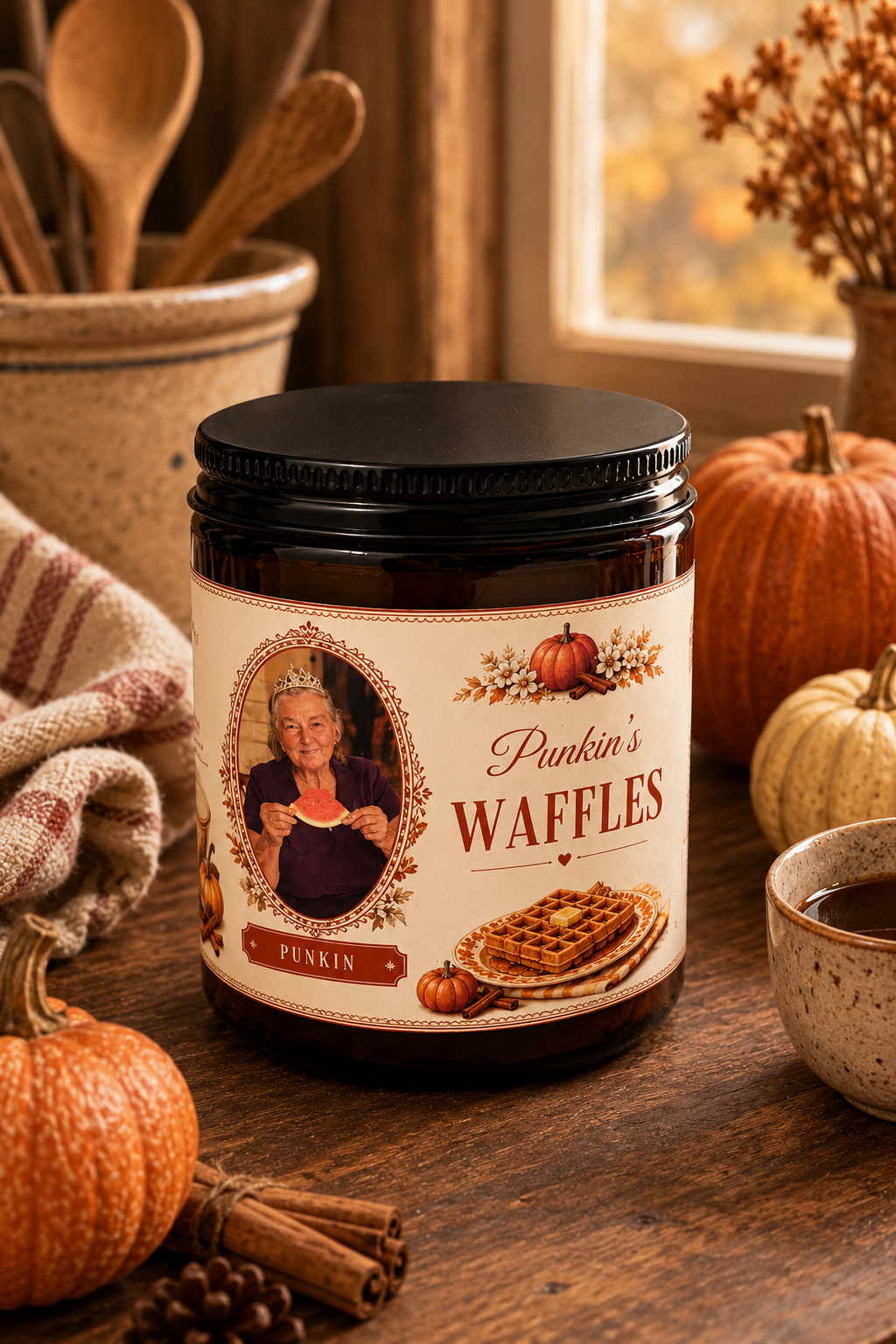 Punkin's Waffles Candle 7oz