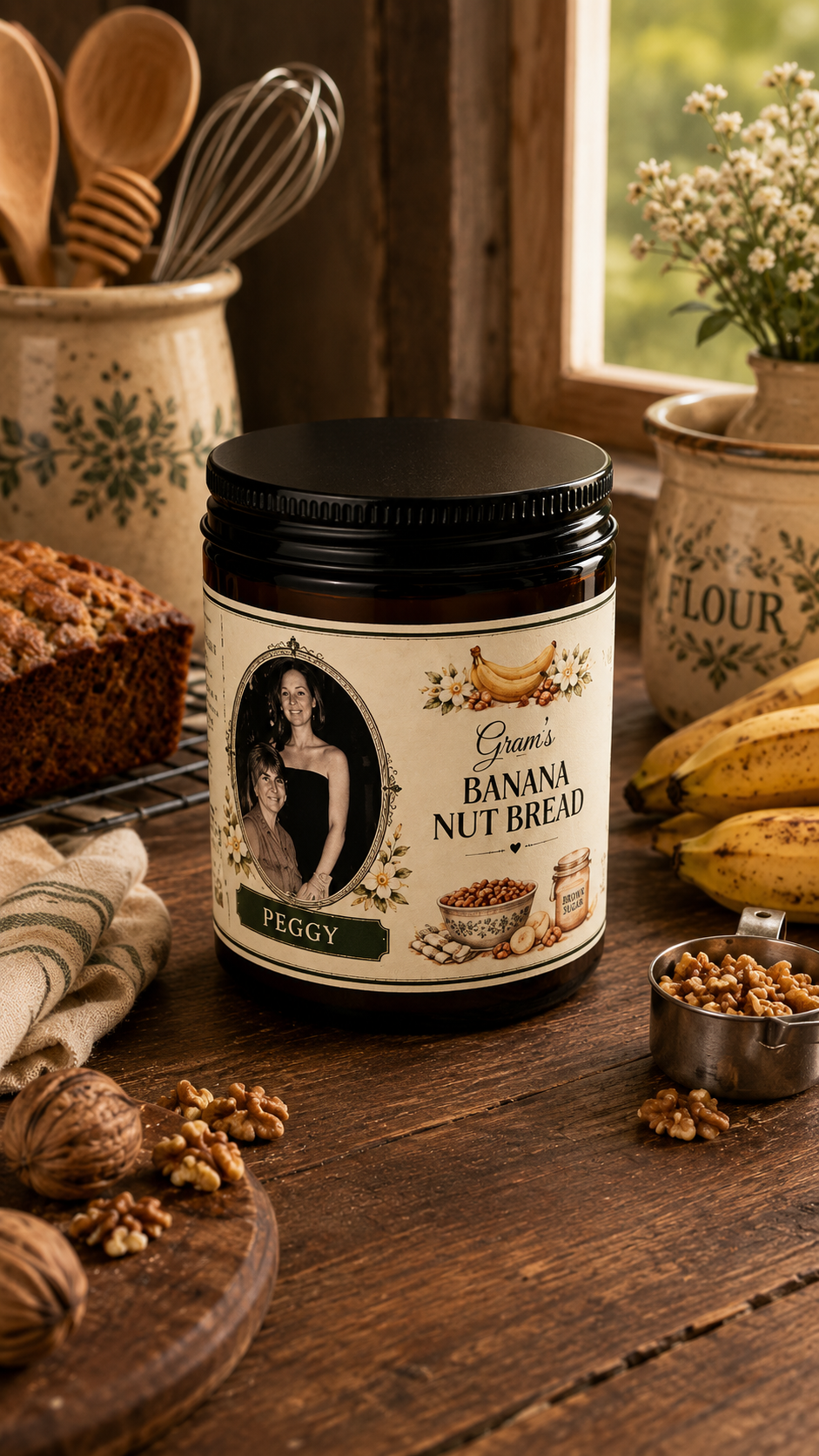 Gram's Banana Nut Bread Candle 7oz