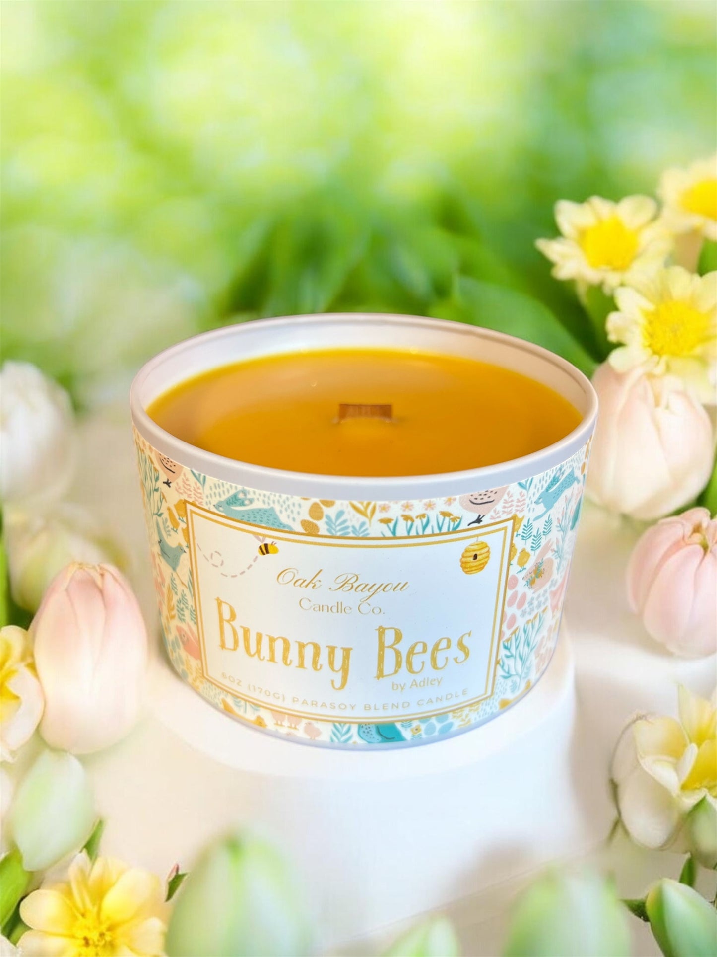 Bunny Bees Shimmer Candle