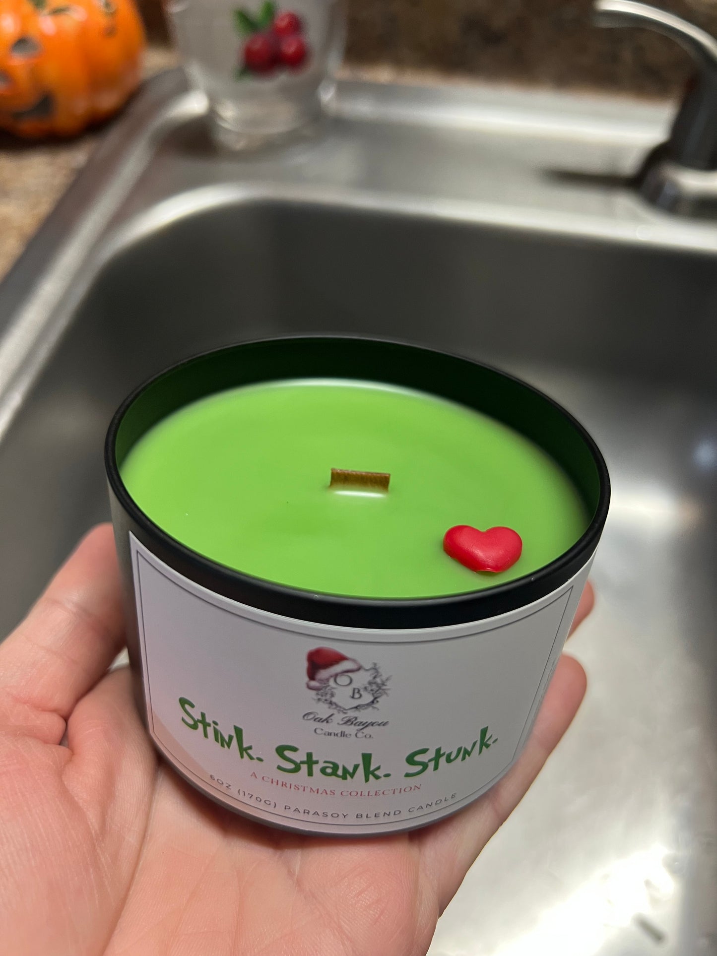 (Linde Lightkep only!) Stink. Stank. Stunk. Tin Candle **PREORDER (must read description)**