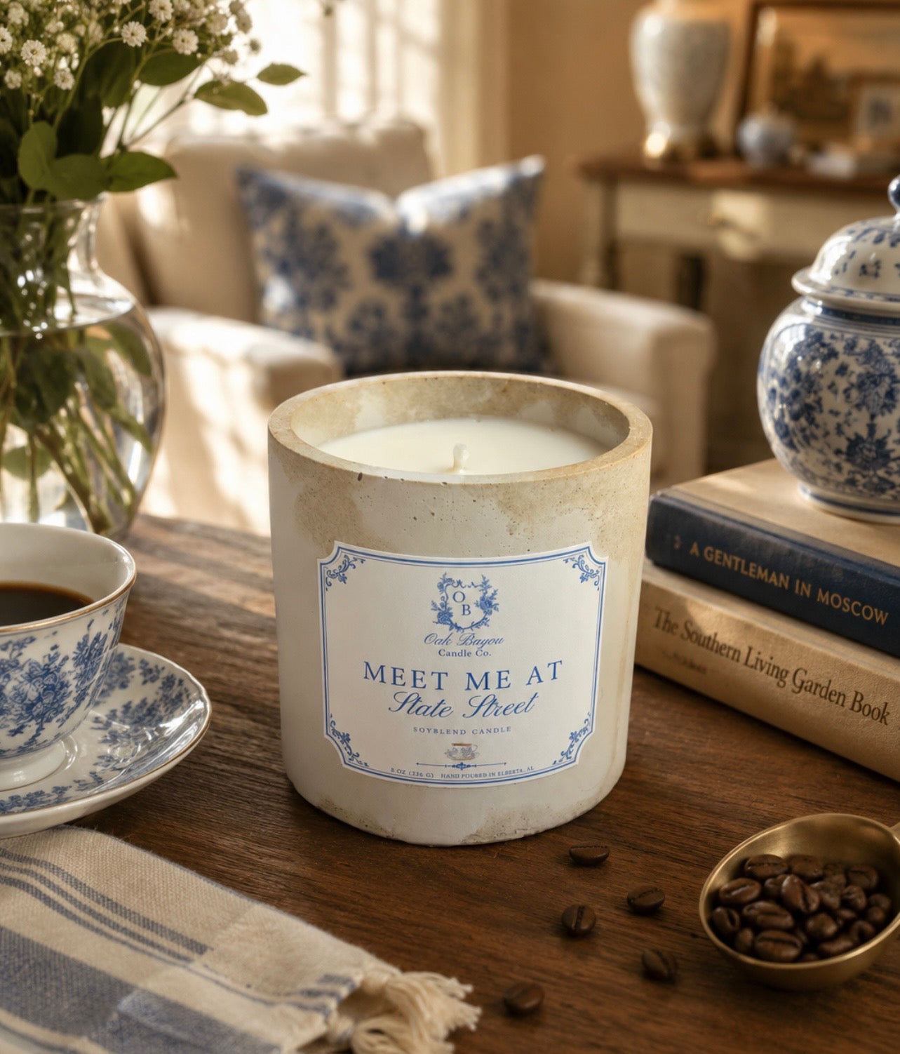 Meet Me at State Street Cement Candle (8oz)