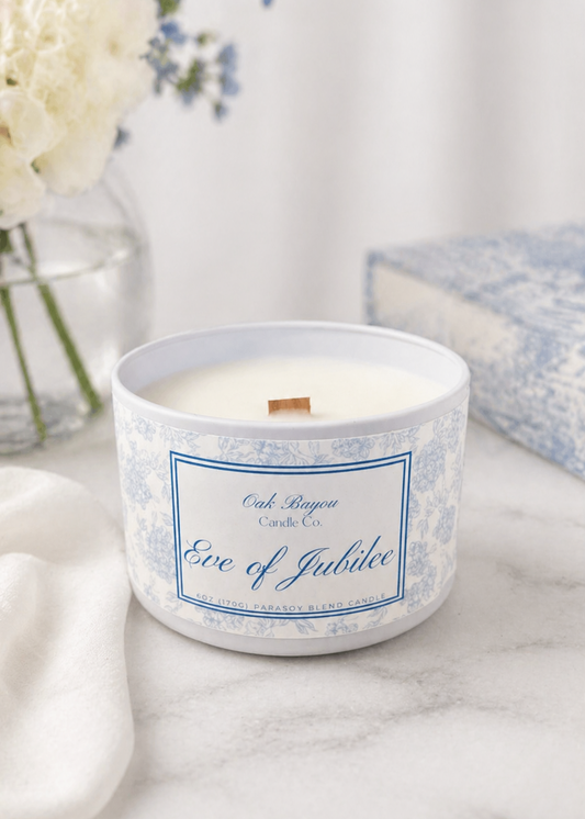 Eve of Jubilee Tin Candle